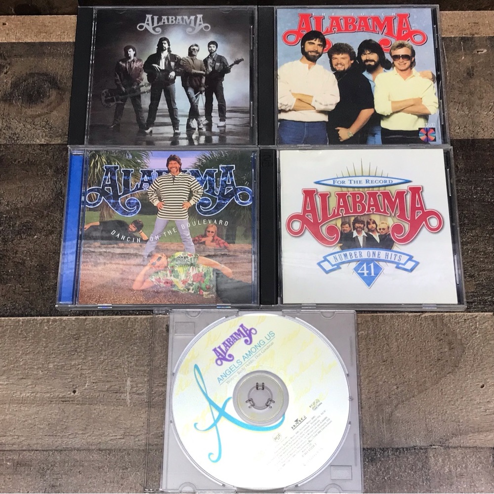 Alabama CD Collection Lot Of (5) Used Compact Disks *Nice Assortment*